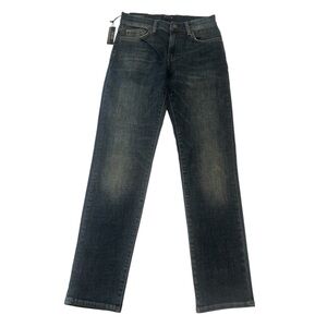 DSTLD Men’s 3 Year Slim Fit Dark Indigo Jeans